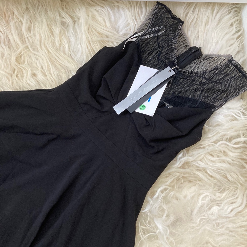HALSTON HERITAGE Crew Neck Knee-Length Dress - Picture 4 of 12